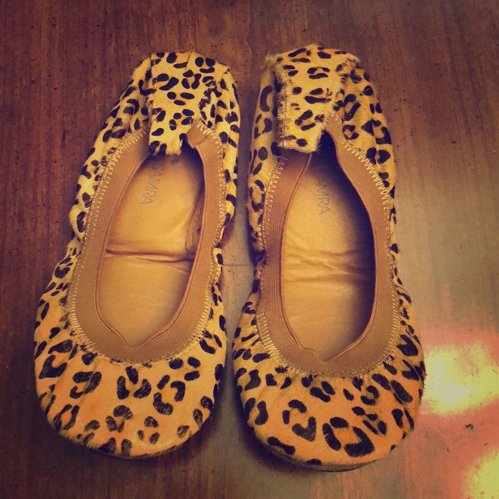 Cheetah Print Flats Yosi Samra